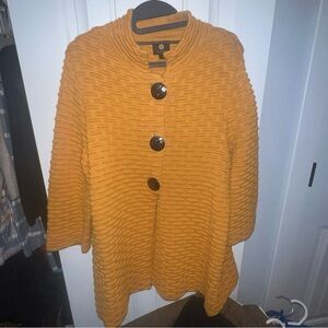 Mustard Textured Knit Jacket | Retro Mod Chic
Swing Coat | MCM Cozy Statement S